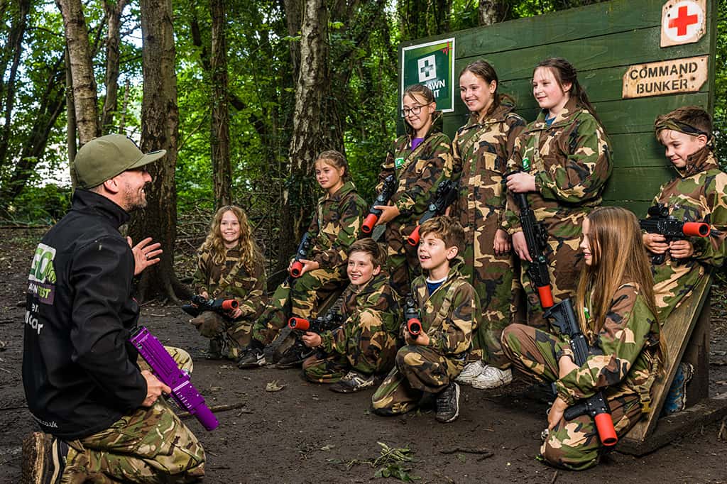 Forest Laser tag briefing