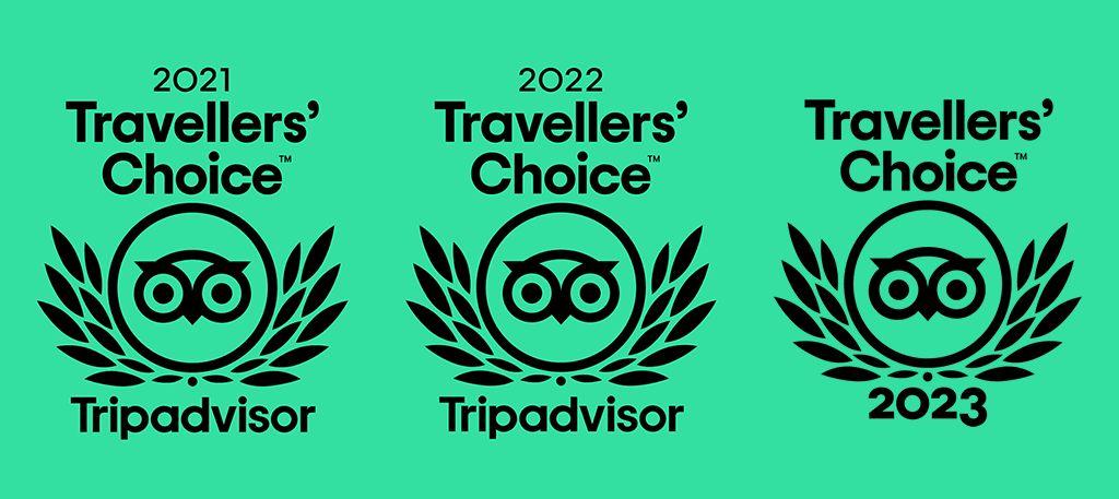 TripAdvisor Travellers' Choice 2021/2022/2023