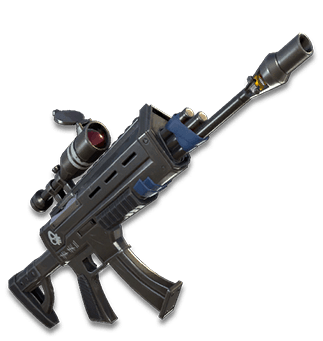 Laser Tag Scoped Assault Rifle
